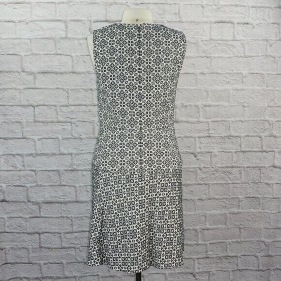 Tory Burch Flared Sleeveless Jacquard Dress 10 - Picture 5 of 9